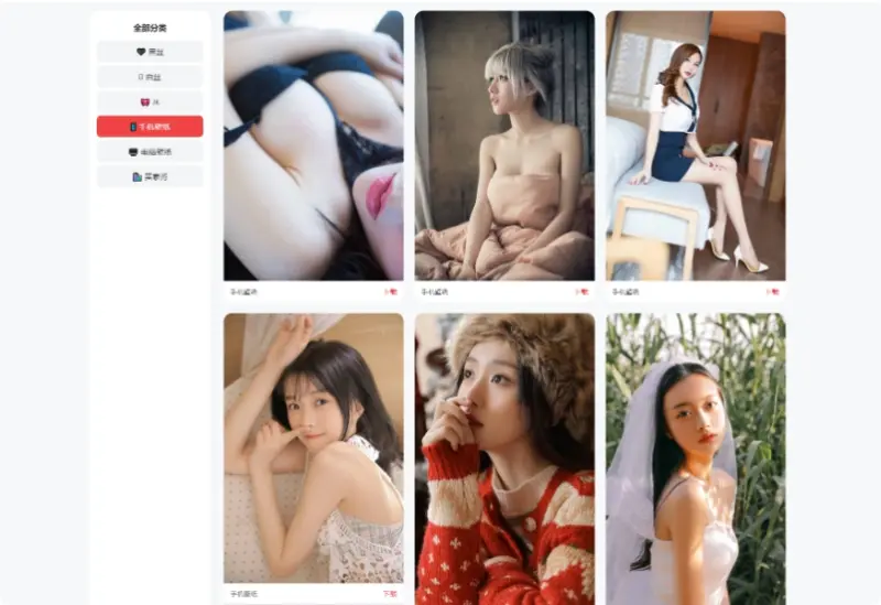 图片[2]-老司机瀑布流壁纸源码-翼颢网络